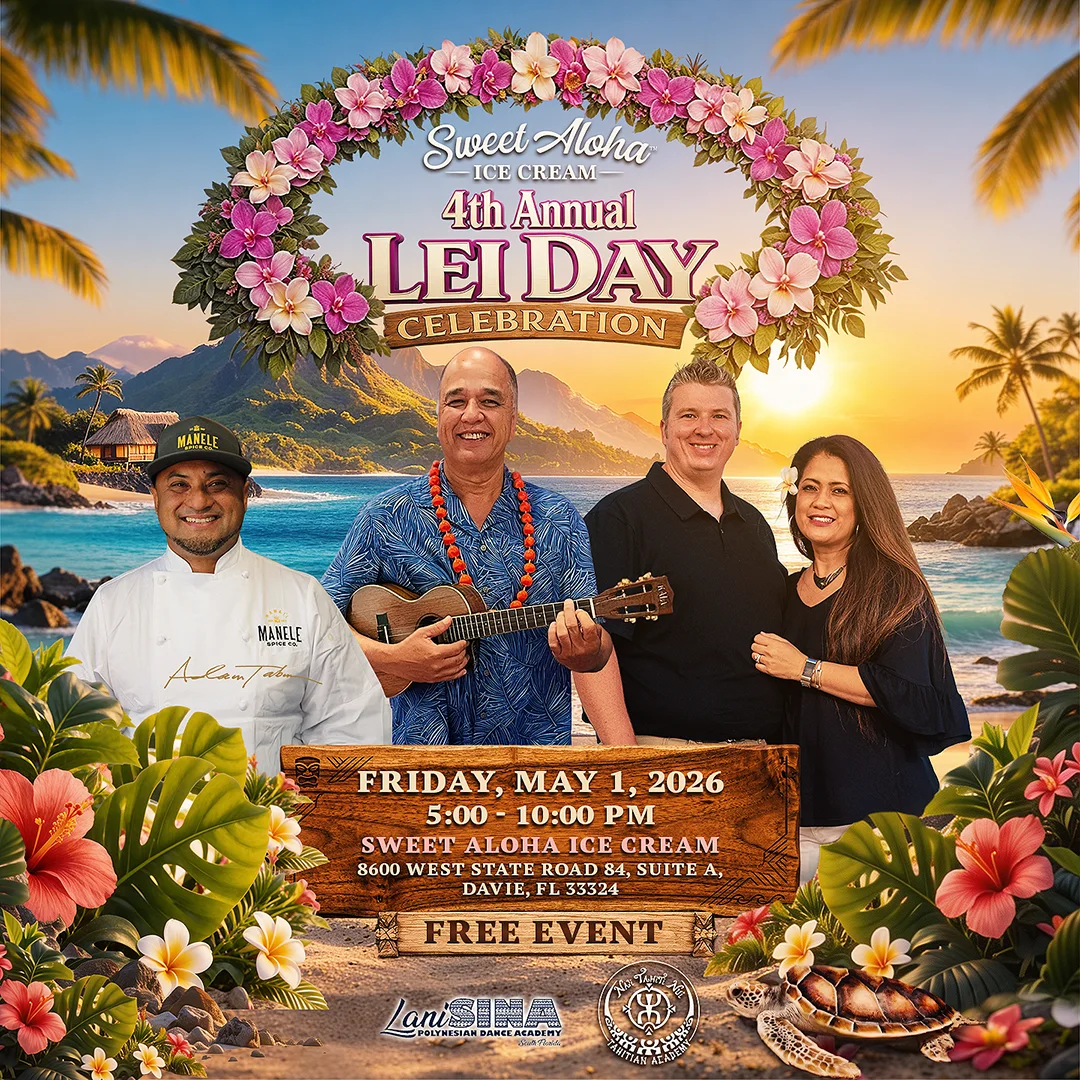 4th Annual Lei Day Celebration poster, free event, May 1, 2026